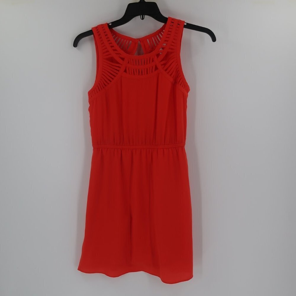 American Eagle Women's Bright Orange Sun Dress Size Small